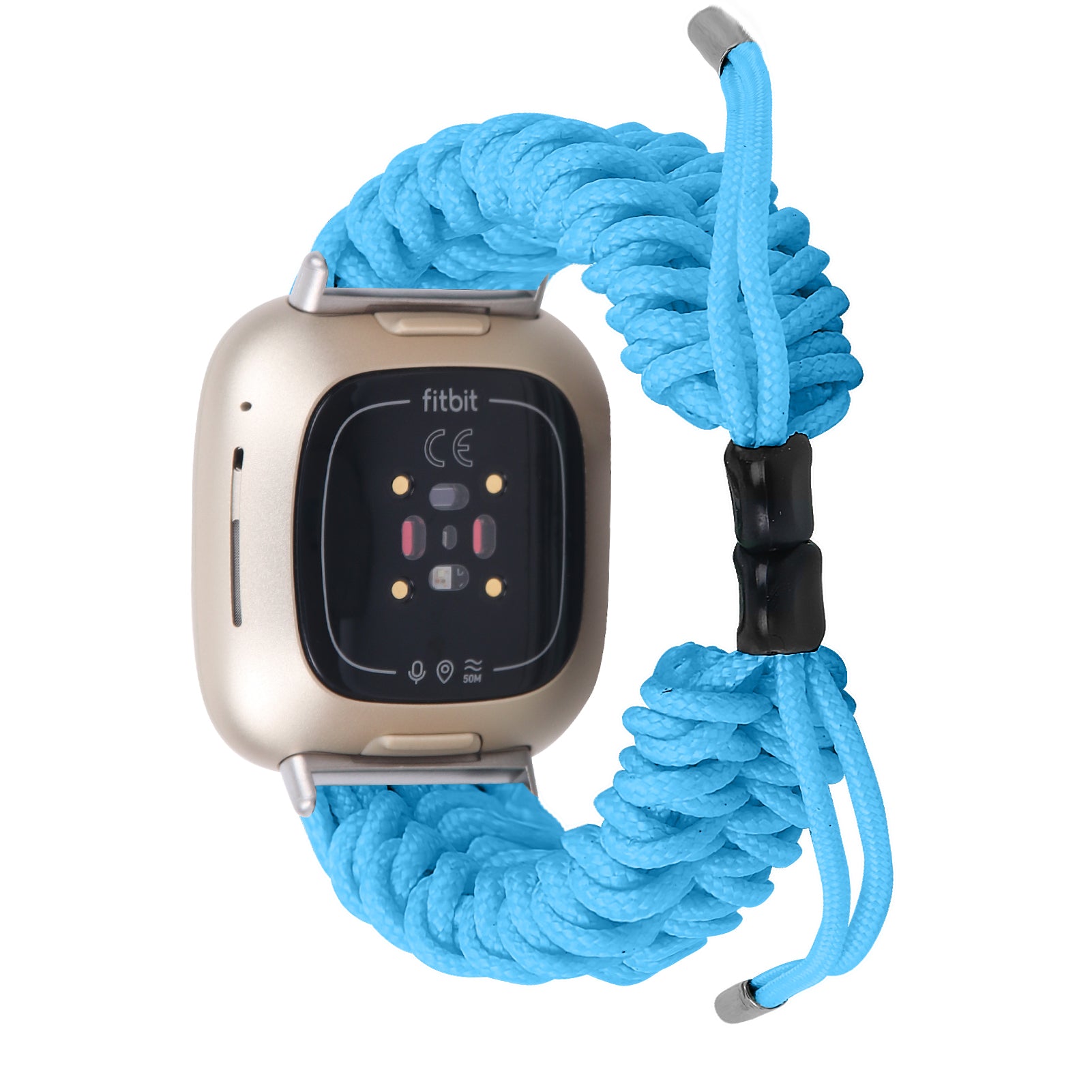 For Fitbit Versa 4 Sense 2 Smart Watch Band Adjustable Braided Wrist Strap For Fitbit Versa 4 Sense 2 Smart Watch Band Adjustable Braided Wrist Strap
